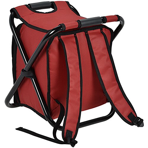 Additional Image 3 - a red and black backpack