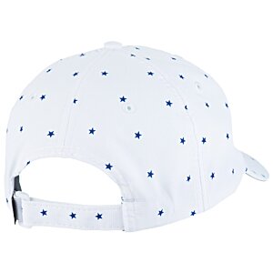 Additional Image 1 - a white cap with blue dots