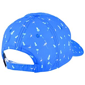 Additional Image 2 - a blue hat with white dots