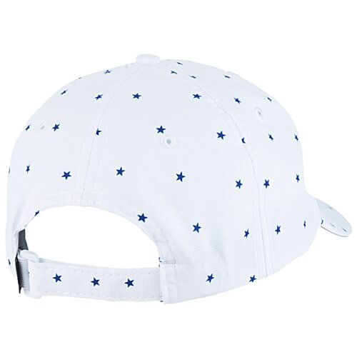 Additional Image 1 - a white cap with blue dots
