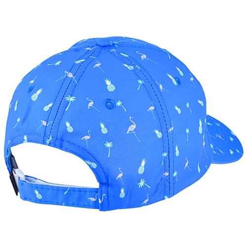 Additional Image 2 - a blue hat with white dots