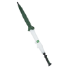 a green and white sword