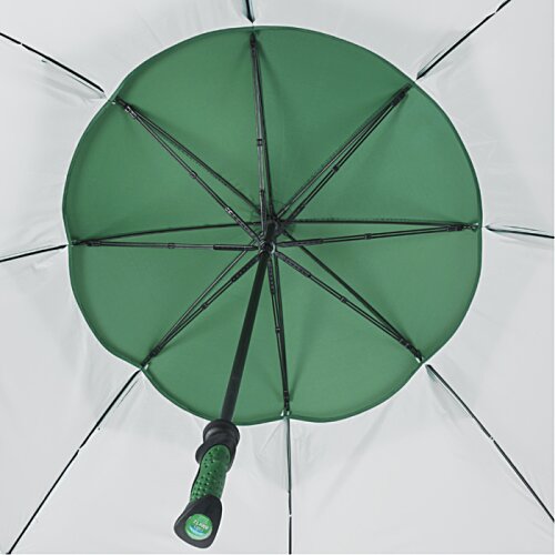 Additional Image 2 - a green and white umbrella