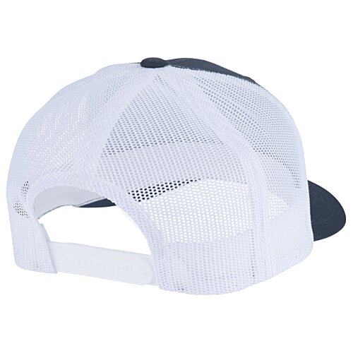 Additional Image 1 - a white hat with a black patch