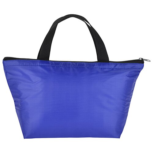 Additional Image 1 - a blue bag with black handles