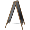 View Image 2 of 6 of A-Frame Chalkboard - Beech Wood - 32-1/2"