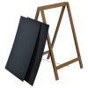 View Image 3 of 6 of A-Frame Chalkboard - Beech Wood - 32-1/2"