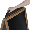 View Image 6 of 6 of A-Frame Chalkboard - Beech Wood - 32-1/2"