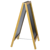 View Image 2 of 6 of A-Frame Chalkboard - Pine Wood - 32-1/2"