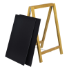 View Image 3 of 6 of A-Frame Chalkboard - Pine Wood - 32-1/2"