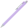 a purple pen with a silver cap