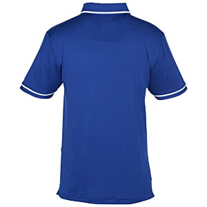 Additional Image 1 - a blue shirt with white trim