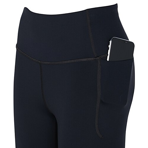 Additional Image 1 - a black pants with a phone in the pocket