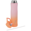 Additional Image 4 - a pink and white thermos