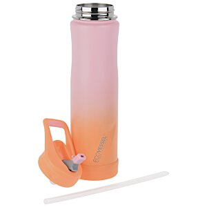 Additional Image 4 - a pink and white thermos