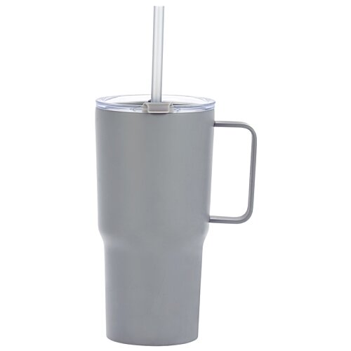 Additional Image 4 - a white cup with a straw