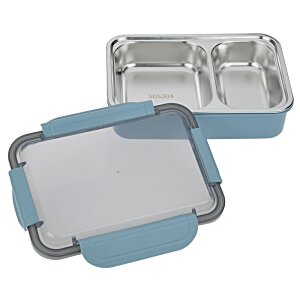 Additional Image 2 - a blue and white lunch box