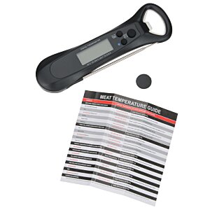 Additional Image 5 - a black device with a button and a piece of paper