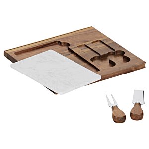 Additional Image 3 - a wooden board with a piece of paper and a pair of wooden spoons
