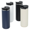View Image 8 of 8 of Perka Trent Vacuum Tumbler with Hot & Cold Lids - 18 oz.