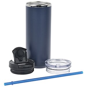 Additional Image 5 - a blue bottle with a lid and a straw