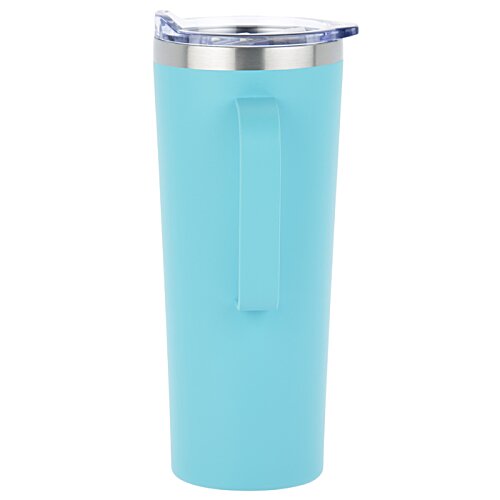 Additional Image 2 - a blue and silver tumbler
