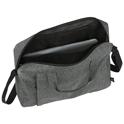 Additional Image 1 - a grey bag with a black strap