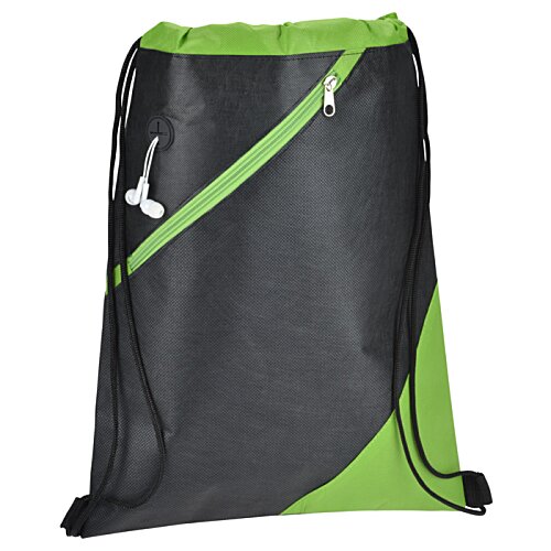 Additional Image 1 - a black and green bag