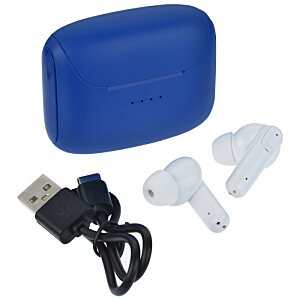 Additional Image 6 - a blue box with earbuds and a cord