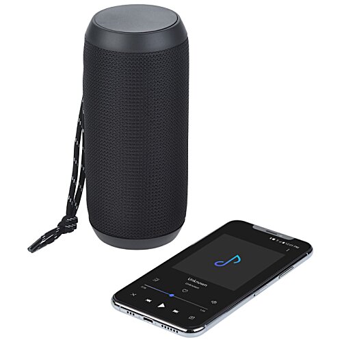 Additional Image 4 - a black cylinder with a cord next to a cell phone