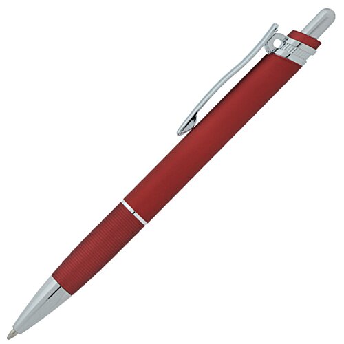 Additional Image 1 - a red pen with silver cap
