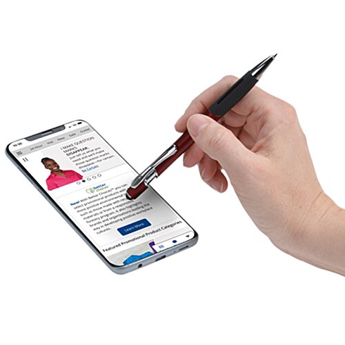 Additional Image 4 - a hand holding a pen over a cellphone