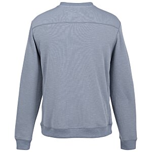 Additional Image 1 - a back view of a grey sweater