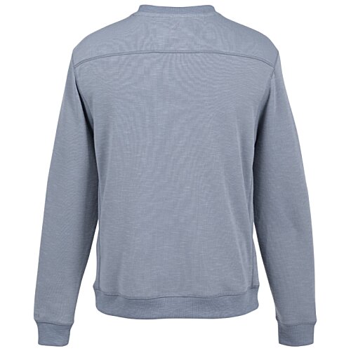 Additional Image 1 - a back view of a grey sweater