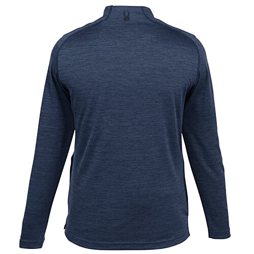 Additional Image 1 - a blue long sleeved shirt