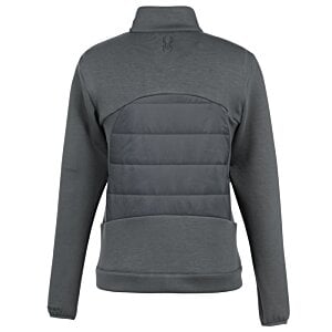 Additional Image 1 - a back view of a grey jacket
