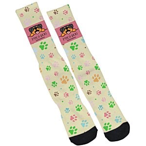 Additional Image 4 - a pair of socks with a cartoon character on them