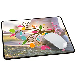 Additional Image 1 - a mouse pad with a white mouse on it