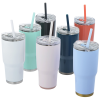 View Image 7 of 7 of Reduce Vacuum Tumbler with Straw - 34 oz.