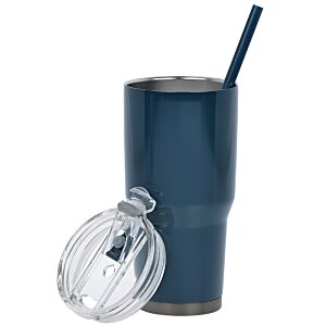 Additional Image 4 - a blue cup with a straw