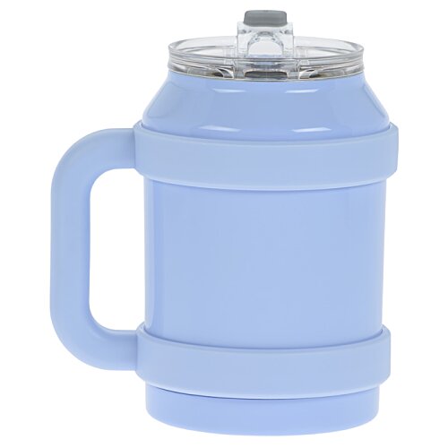 Additional Image 1 - a blue plastic water bottle