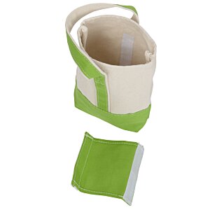 Additional Image 3 - a green and white cup