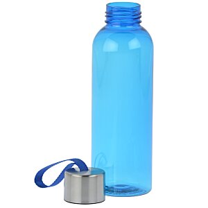 Additional Image 2 - a blue water bottle with a blue strap