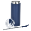 View Image 2 of 3 of Can Vacuum Tumbler with Straw - 20 oz.