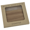 View Image 2 of 2 of Acacia Wood and Resin Coaster - Square