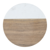 View Image 2 of 2 of Acacia Wood and Resin Coaster - Round