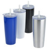 View Image 3 of 3 of Koozie® Vacuum Tumbler with Built-in Straw - 30 oz.