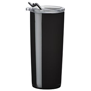 Additional Image 2 - a black glass with a straw