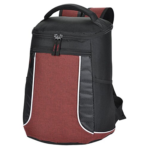 Additional Image 1 - a red and black backpack