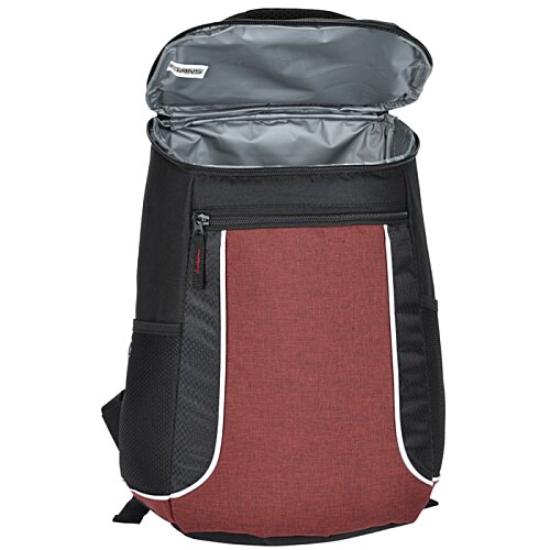 Additional Image 3 - a red and black backpack